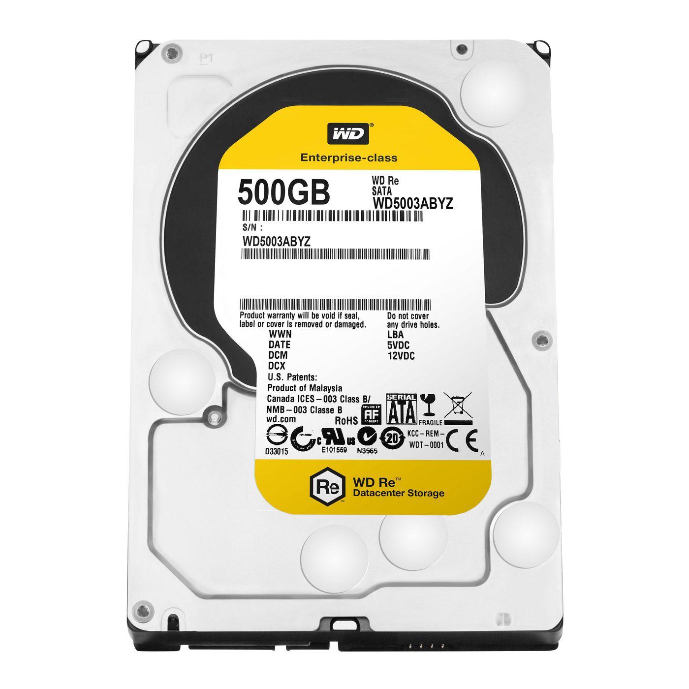 RAID WD RE4 da 500 GB e 7.200 giri/min