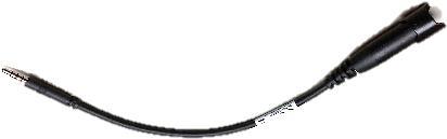Zebra - Adattatore per cuffia - da minispina (M) a minispina (W) - per Zebra TC51 TC56 (CBL-TC51-HDST35-01)