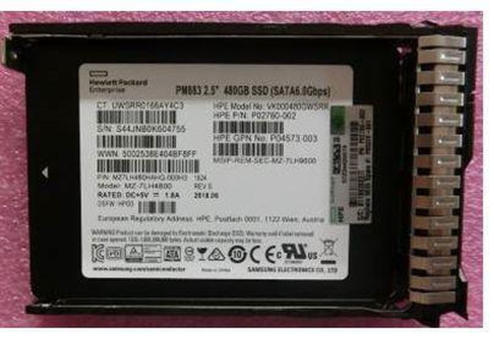 SSD HPE P05320-001 drives...