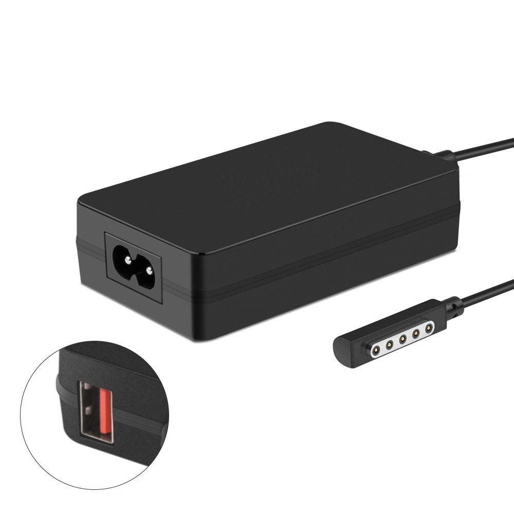 CoreParts MBXMS-AC0004 adattatore e invertitore Nero (Power Adapter for MS Surface - 43W 12V 3.6A PlugSpecial - Including EU Po