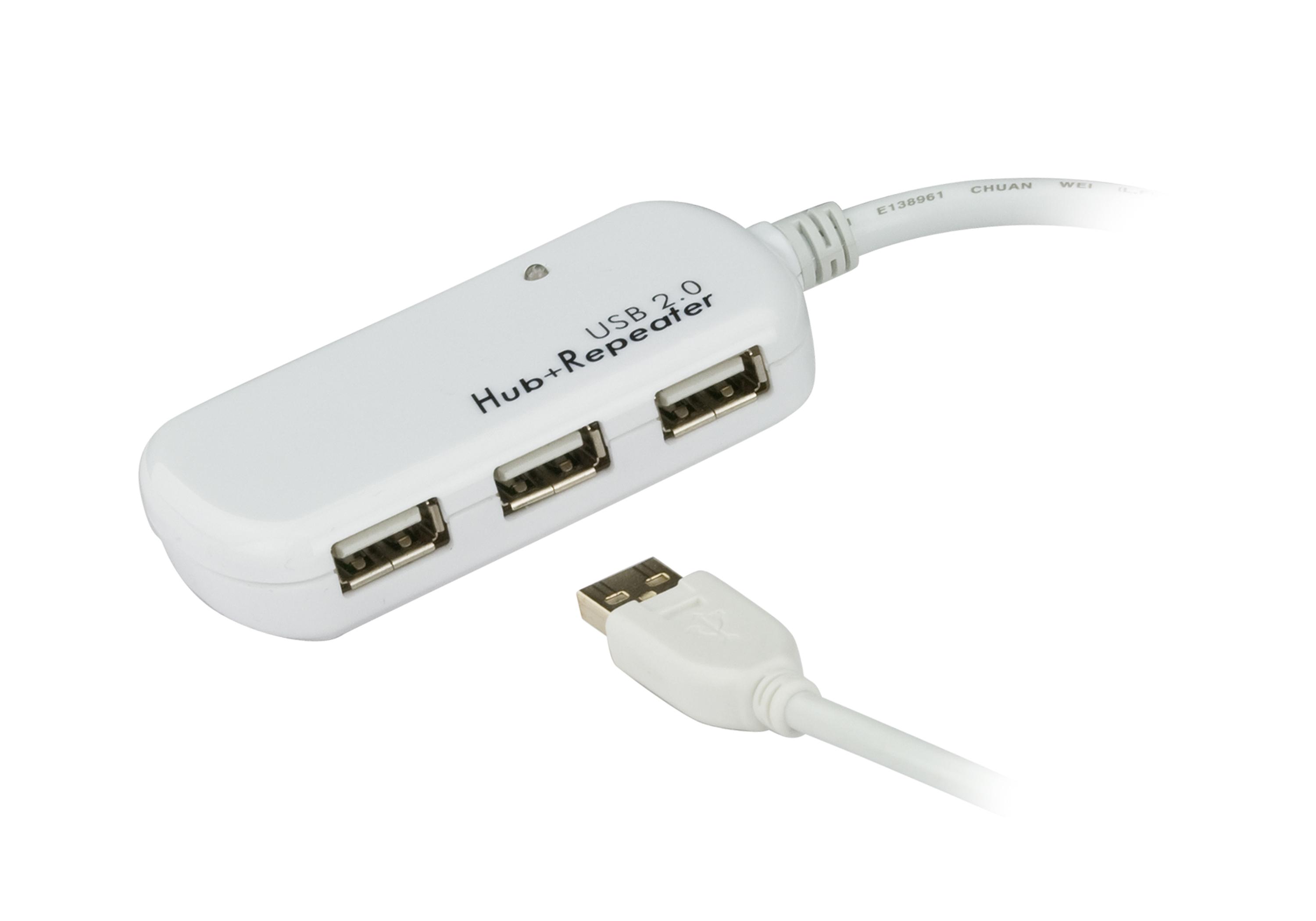 ATEN USB 2.0 4-Port Hub with extension cable- PROMO FINO AD ESAURIMENTO SCORTE