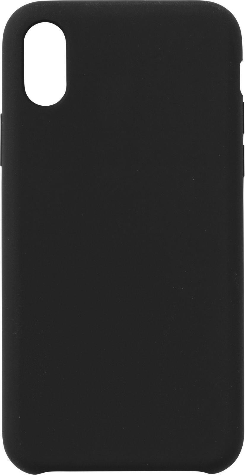 eSTUFF ES671126-BULK custodia per cellulare Cover Nero (Cover for MADRID iPhone X/Xs Black - Cover. Material Silicone - Warrant