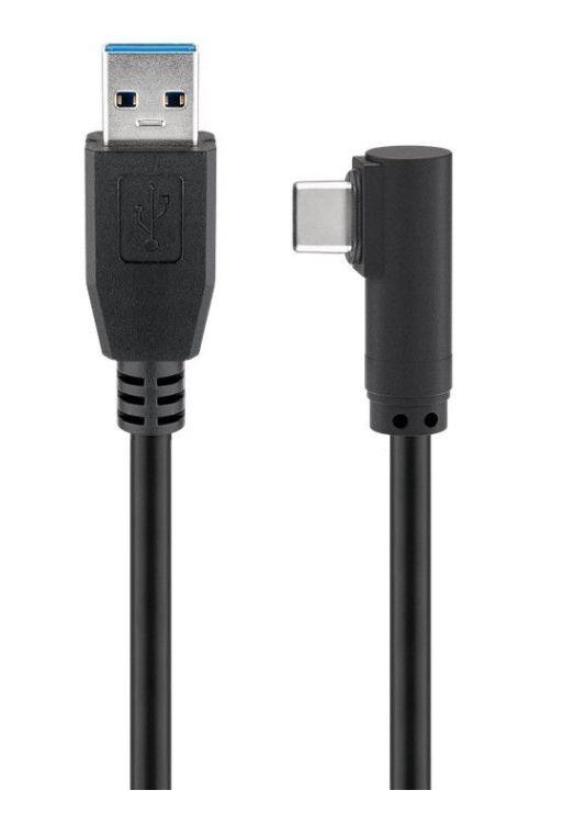Microconnect USB3.1CA05A cavo USB 05 m USB 3.2 Gen 1 3.1 Gen 1 USB A USB C Nero (USB-C to USB3.0 A Cable 0.5m - Black for synch