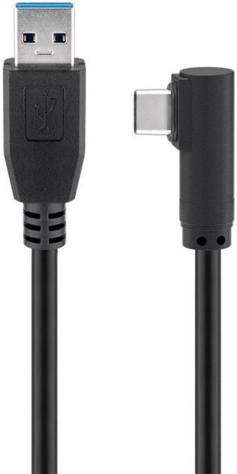 Microconnect USB3.1CA2A cavo USB 2 m USB 3.2 Gen 1 [3.1 Gen 1] USB A USB C Nero (USB-C to USB3.0 A Cable, 2m - Black, for synch