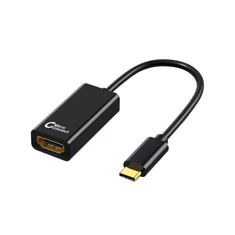 Microconnect USB3.1CHDMIS cavo e adattatore video 02 m USB tipo-C HDMI Argento (USB-C to HDMI Slim Black - 4K60Hz Video resolut