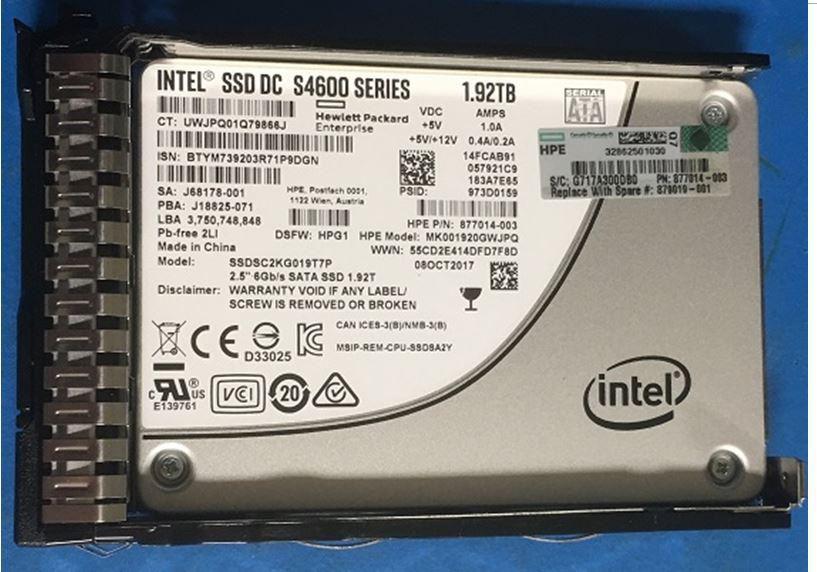 SSD 1.92TB 6G SFF SATA MU...
