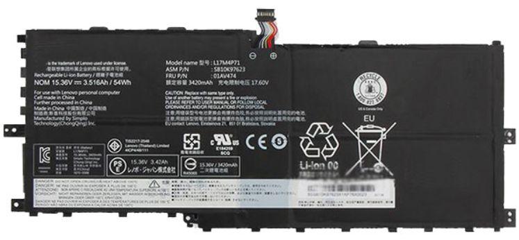 54Wh Lithium-Ion battery pack - for Lenovo notebooks - Warranty: 6M