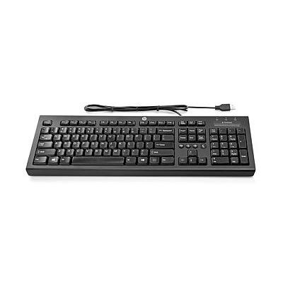 HP 709695-251 tastiera USB Russo Nero
