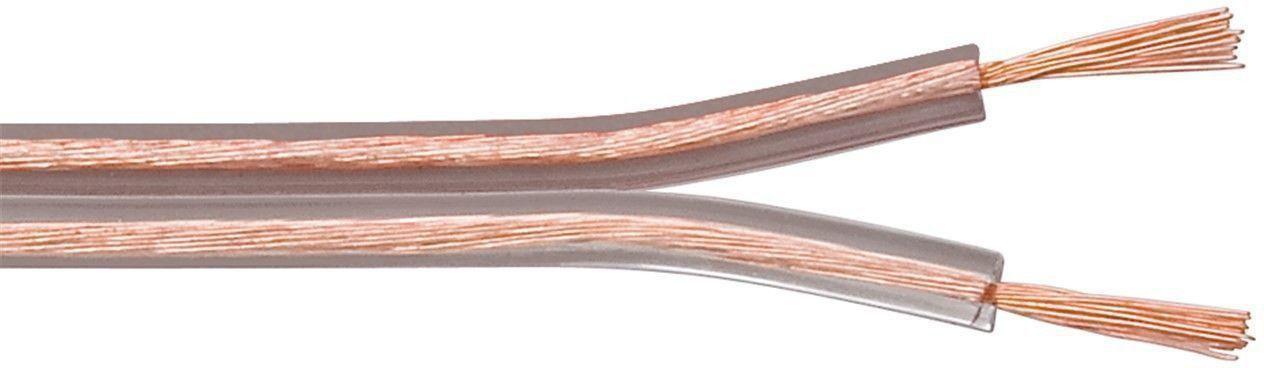 Microconnect AUDSPEAKER9-100 cavo audio 100 m Trasparente (Speaker cable 100m - 2x15mm Transparent cable - diameter 2 x 15 mm C