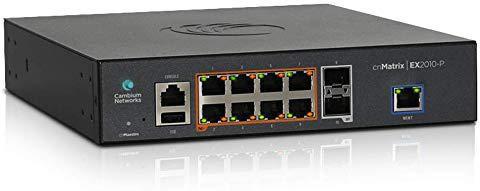 Switch di rete Cambium Networks cnMatrix EX2010-P Gestito L2/L3 Gigabit Ethernet (10/100/1000) Supporto Power over (PoE) 1U Ner
