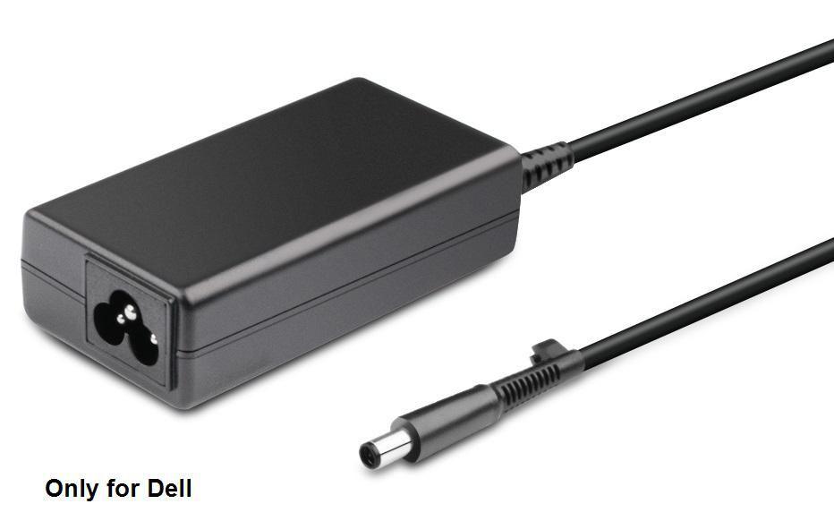 CoreParts MBXDE-AC0003 adattatore e invertitore Interno 65 W Nero (Power Adapter for Dell - 65W 19.5V 3.34A Plug7.45.0p - Inclu