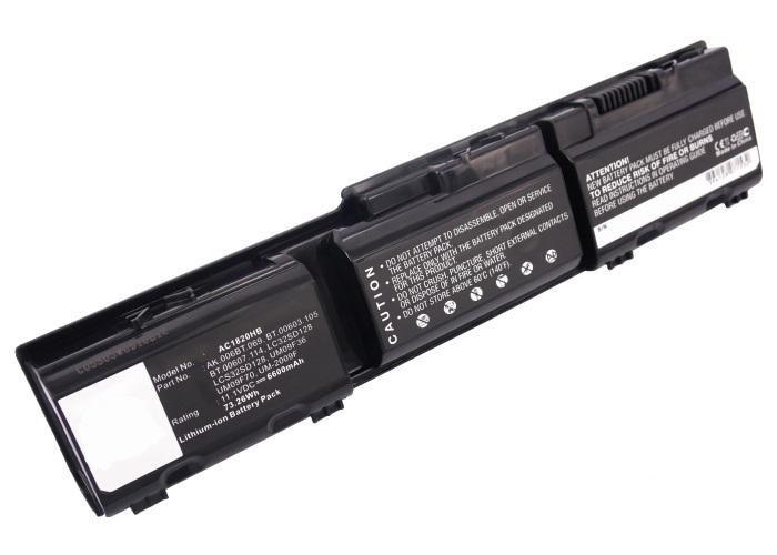 CoreParts MBXAC-BA0059 ricambio per laptop Batteria (Laptop Battery for Acer 49Wh - Li-ion 11.1V 4400mAh Black - 48.84Wh Li-ion