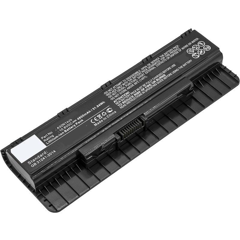 CoreParts MBXAS-BA0100 ricambio per laptop Batteria (Laptop Battery for Asus 52Wh - Li-ion 10.8V 4400mAh Black, - 52Wh Li-ion 1