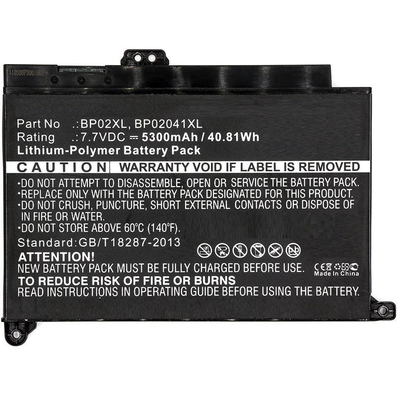 CoreParts MBXHP-BA0082 ricambio per laptop Batteria (Laptop Battery for HP 39Wh - Li-Pol 7.7V 5100mAh Black - 39Wh Li-Pol 7.7V