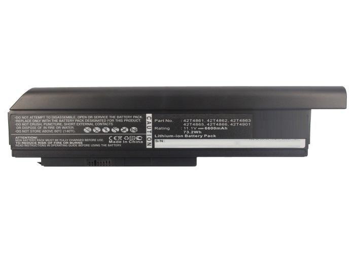 CoreParts MBXLE-BA0051 ricambio per laptop Batteria (Laptop Battery for Lenovo - 73Wh Li-ion 11.1V 6600mAh - Black 73Wh Li-ion