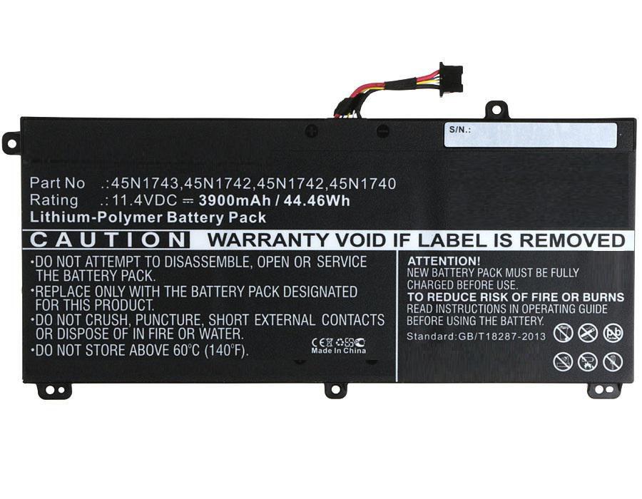 CoreParts MBXLE-BA0120 ricambio per laptop Batteria (Laptop Battery for Lenovo - 44Wh Li-Pol 11.4V 3900mAh - Black 44Wh Li-Pol