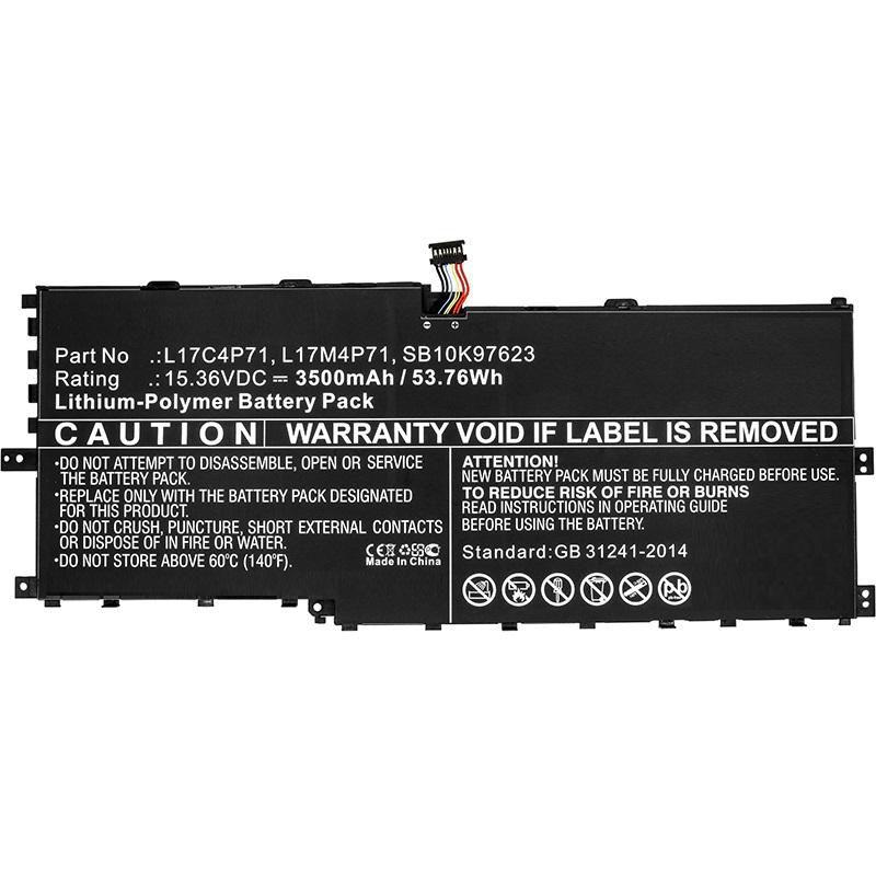 CoreParts MBXLE-BA0129 ricambio per laptop Batteria (Laptop Battery for Lenovo - 44Wh Li-Pol 15.17V 2900mAh - Black 44Wh Li-Pol