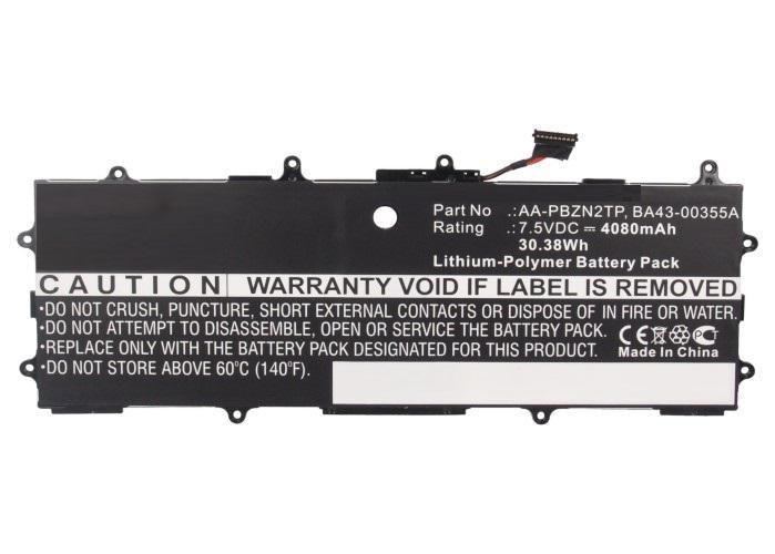 CoreParts MBXSA-BA0165 ricambio per laptop Batteria (Battery for Samsung Laptop - 31Wh Li-Pol 7.5V 4080mAh - Black 31Wh Li-Pol