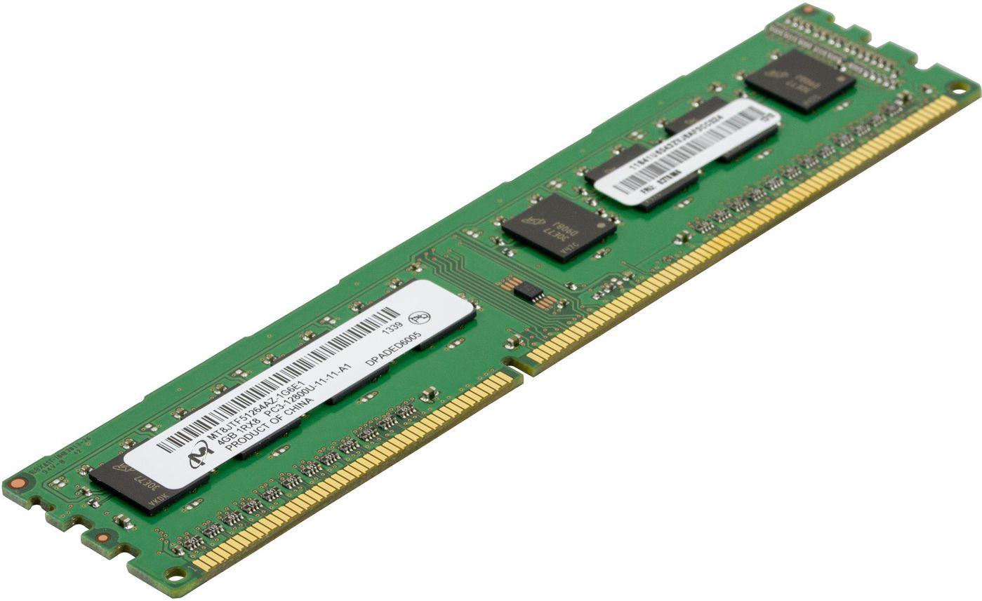 DDR3 UDIMM da 4 GB a 1600 MHz