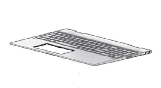 HP L20746-061 ricambio per laptop Base dell'alloggiamento + tastiera