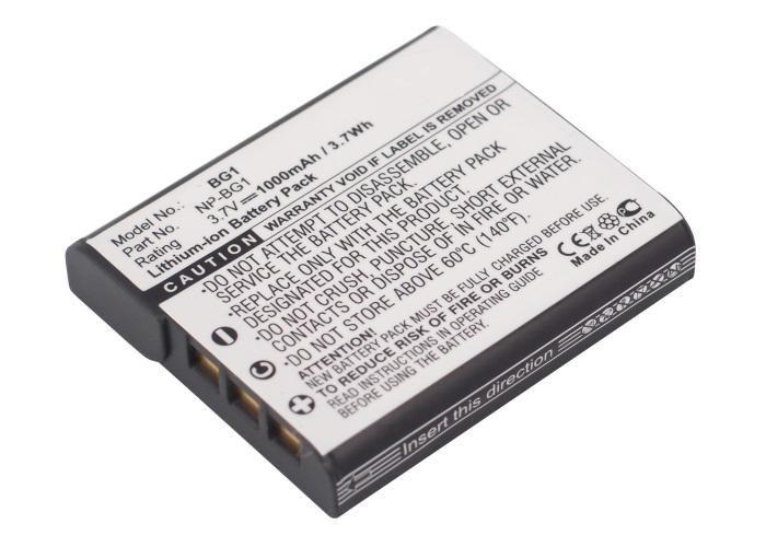 CoreParts MBXCAM-BA407 Batteria per fotocamera/videocamera Ioni di Litio 1000 mAh (Camera Battery for Sony 3.7Wh - Li-ion 3.7V