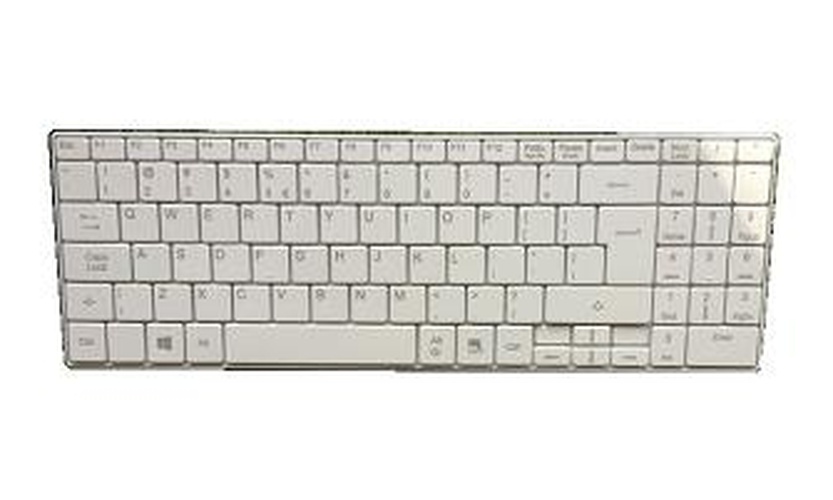 HP L28419-BB1 tastiera USB Ebraico Bianco