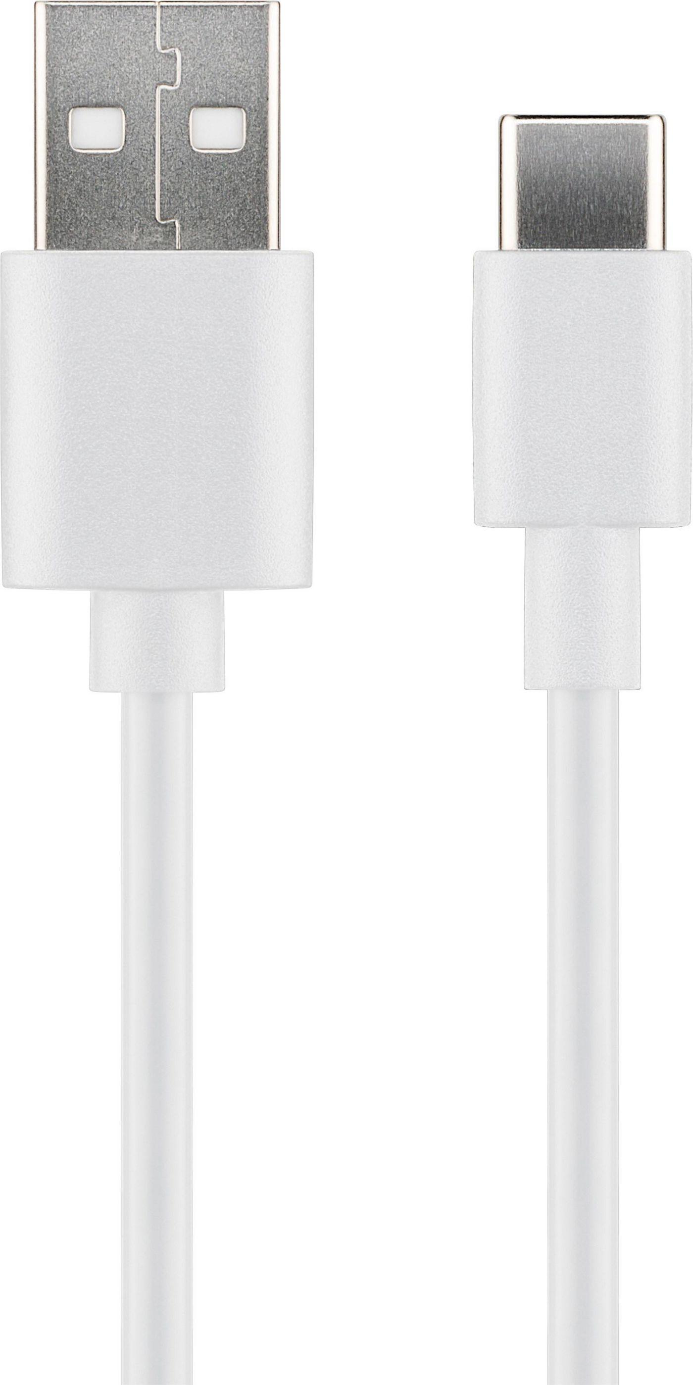 Microconnect USB3.1CCHAR05W cavo USB 0,5 m USB 2.0 USB A USB C Bianco (USB-C to USB2.0 A Cable, 0.5m - White, for synching and