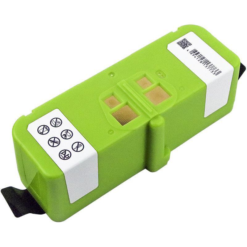 Battery for iRobot Vacuum - 57.6Wh 14.4V Li-ion 4000mAh - Green Roomba 614 615 640 652 665 670 671 675 677 680 681 685 690 - Wa