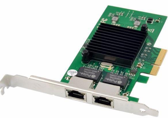 Microconnect MC-JL82576EB scheda di interfaccia e adattatore Interno RJ-45 (PCIe 82576 Dual network card - Chipset Intel82576E