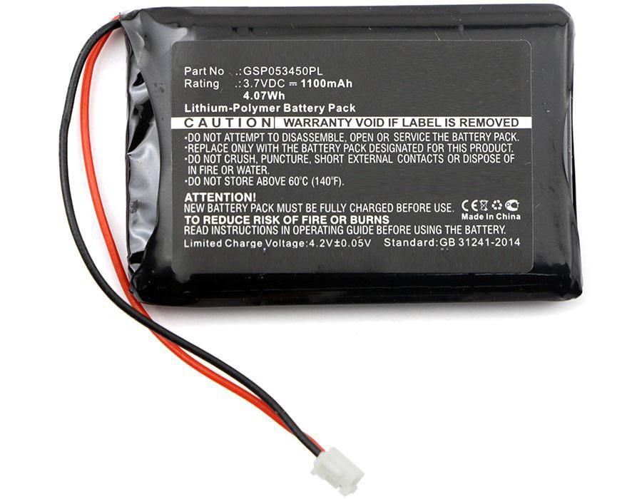 Battery 4.07Wh Li-Pol 3.7V - 1100mAh Black for BabyPhone - 4.07Wh Li-Pol 3.7V 1100mAh Black, for BC-5700D, Neonate - Warranty: