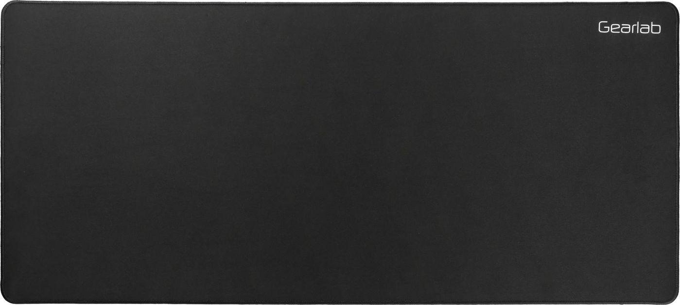 eSTUFF GLB215001 tappetino per mouse Nero (Desk Pad XXL 40x90cm 3mm - rubber base. Smooth surface - cloth with edge stitching 3