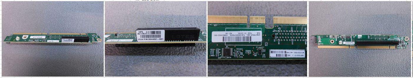 PCA Riser x16 x8 GPU primaria
