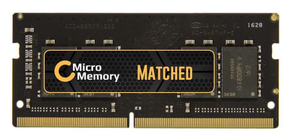 CoreParts MMHP184-8GB memoria 1 x 8 GB DDR4 2133 MHz (8GB Memory Module 2133Mhz - DDR4 Major SO-DIMM for HP - 2133MHz DDR4 MAJO