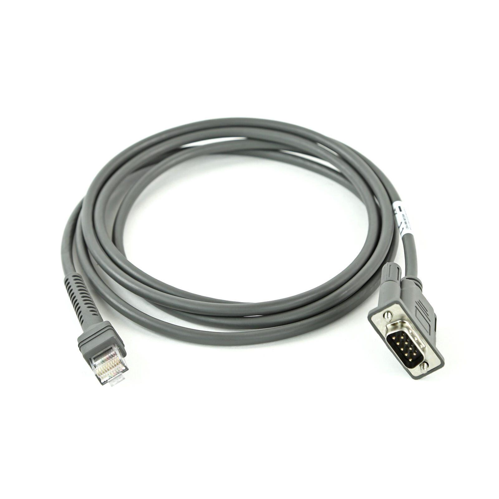 Zebra CBA-R08-S07ZBR cavo seriale Grigio 21336 m RS232 DB9 (CABLE RS232 7FT 2MST NIXDORF - BEETLE 5V DIRECT PWR W/TTL)