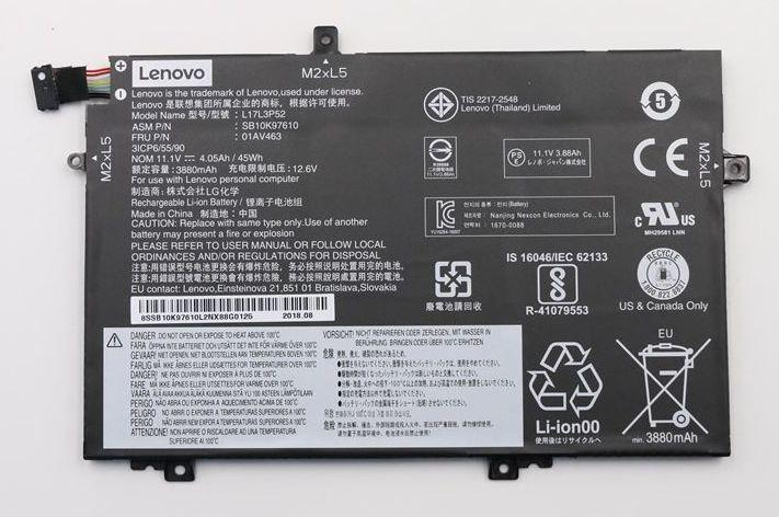 BATT INTERNAL 3C 45WH LI - Warranty 6M