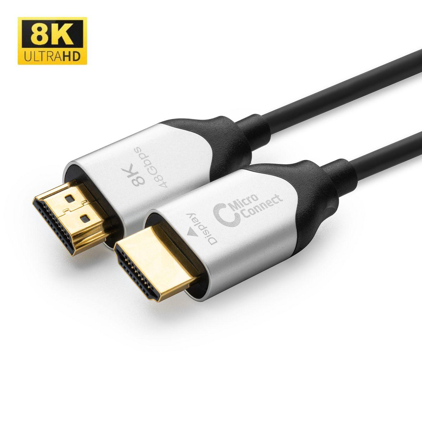 Microconnect HDM191915V2.1OP cavo HDMI 15 m HDMI tipo A Standard Nero (Ultra High Speed Active Optic - HDMI 2.1 8K Cable 15m HD