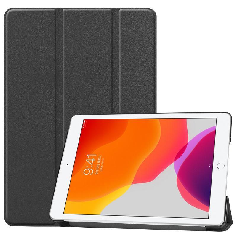 CoreParts TABX-IPAD7-CASE-B custodia per tablet 259 cm 10.2 Custodia a libro Nero (Tri-folded Leather Case - For Apple iPad 7th