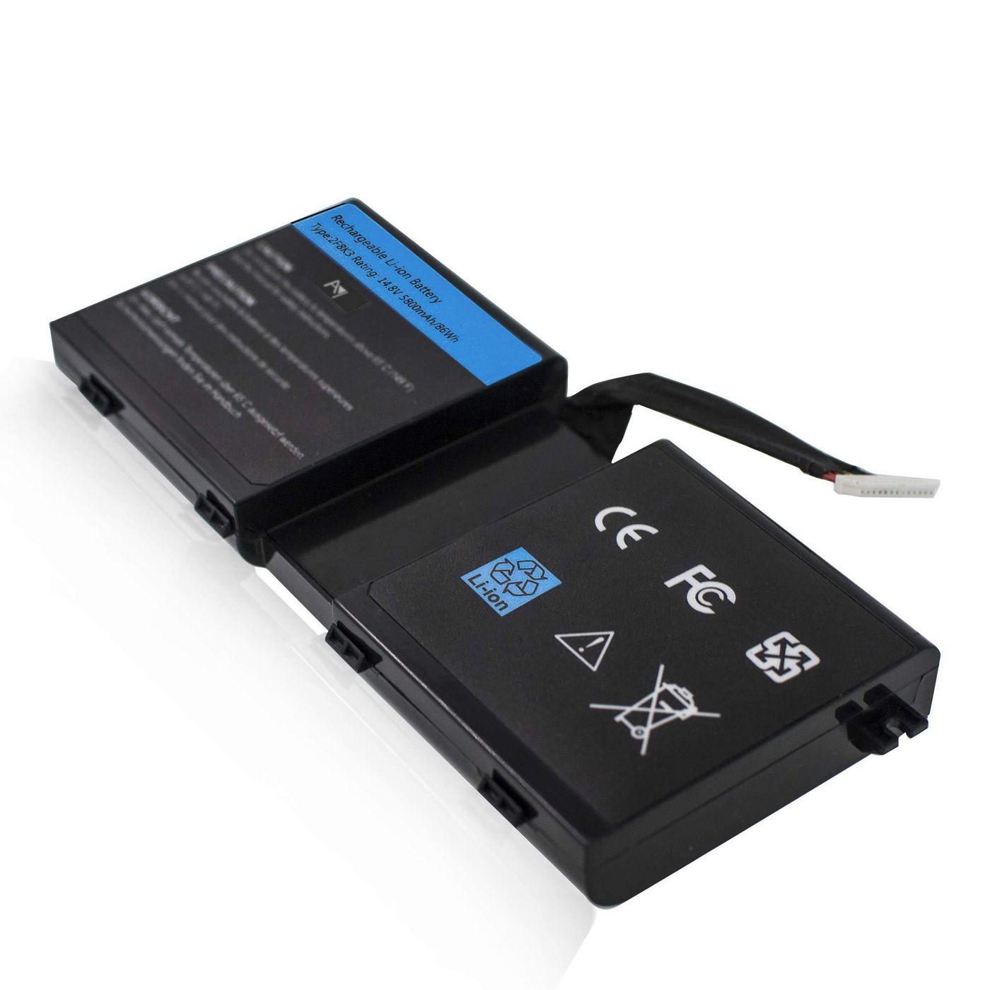 CoreParts MBXDE-BA0160 ricambio per laptop Batteria (Laptop Battery For Dell 65WH - 8Cell Li-ion 14.8V 4.4Ah - Black 65WH 8Cell