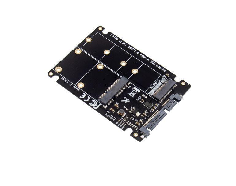 Microconnect MC-SSDSATACONV scheda di interfaccia e adattatore Interno M.2 (2.5 SATA to M.2 mSATA Adapter - Main chip ASM1456