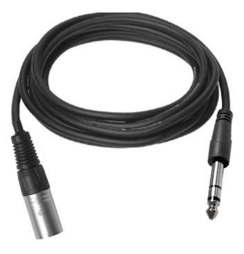 Vivolink PROAUDXLRJACKS2 cavo audio 2 m XLR 6.35mm TRS Nero (XLR M - Stereo Jack 6.35mm 2 - meter . - Warranty 144M)