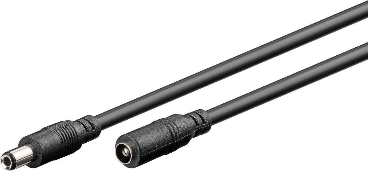 Microconnect MC-DC552510 cavo di alimentazione Nero 10 m (DC Cable 5.50 X 2.50 mm 10M - DC male - DC female Black - Warranty 12