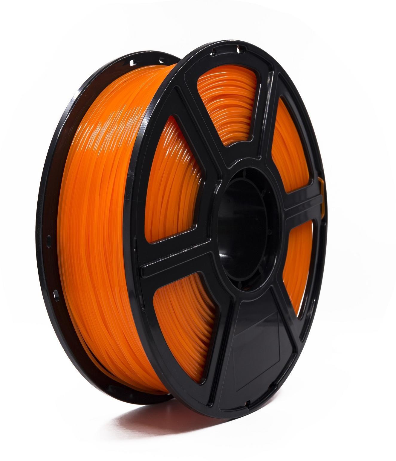 eSTUFF GLB251364 materiale di stampa 3D Acido polilattico PLA Arancione 1 kg (PLA 3D filament 2.85mm - Transparent Orange 1 KG
