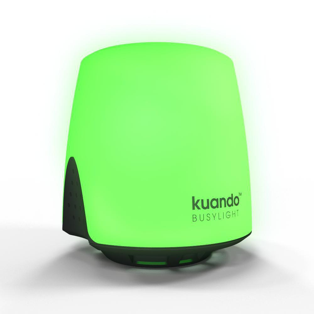 Das Kuando Busylight Omega hat die gleichen Funktionen wie das Busylight Alpha Es ist mit seinem groen Leuchtkrper besonders g