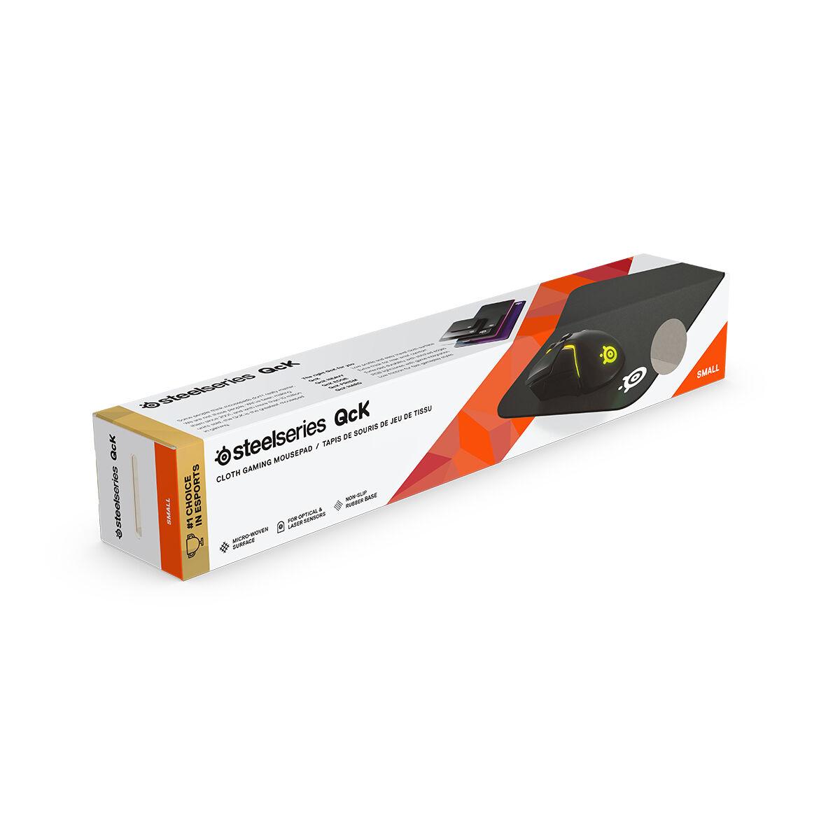 Steelseries QcK Tappetino per mouse per gioco da computer Nero (SteelSeries QcK Gaming Mouse Pad 63004)