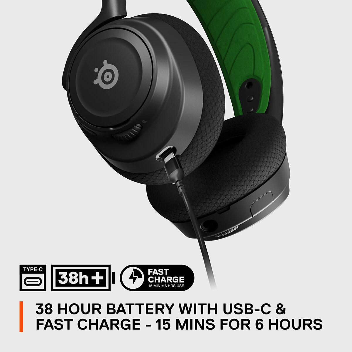 SteelSeries Arctis Nova 7X TrÃƒÆ’Ã‚Â¥dlÃƒÆ’Ã‚Â¸s Kabling Headset Sort