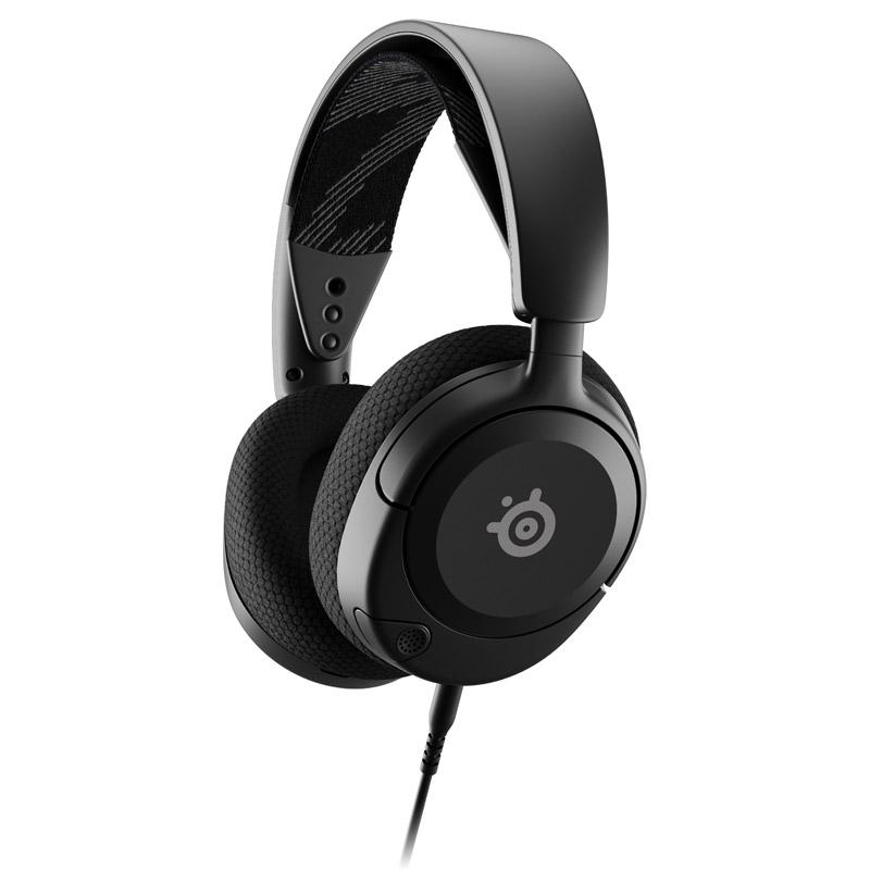 Steelseries Arctis Nova 1 Auricolare Cablato A Padiglione Giocare Nero (SteelSeries Arctis Nova 1 Wired On-ear Stereo Gaming He
