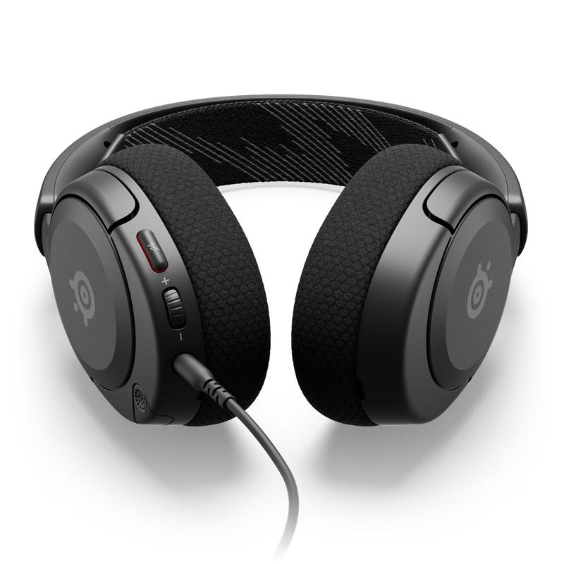 Steelseries Arctis Nova 1 Auricolare Cablato A Padiglione Giocare Nero (SteelSeries Arctis Nova 1 Wired On-ear Stereo Gaming He