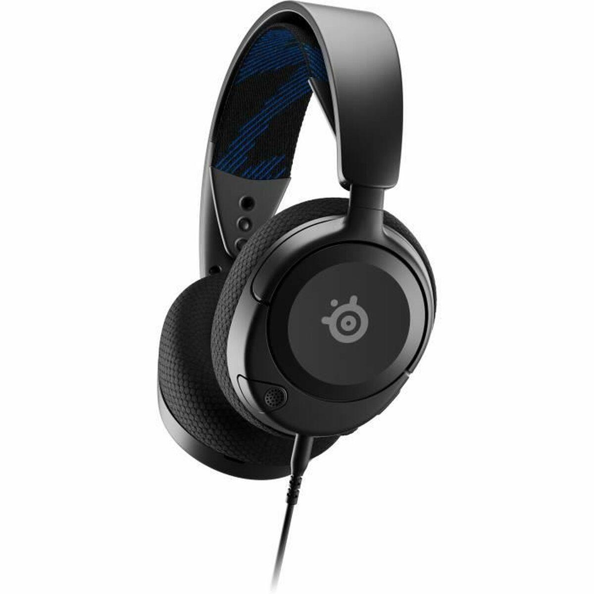 Cuffie da gioco over-ear cablate SteelSeries Arctis Nova 1P nere