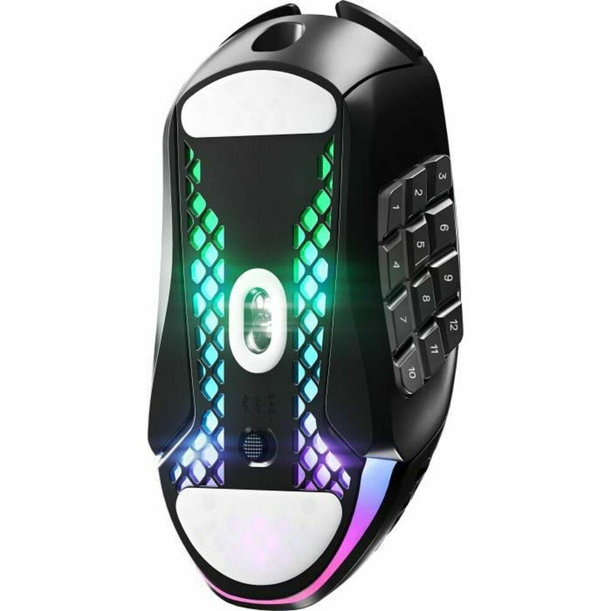 Steelseries Aerox 9 mouse Ambidestro RF senza fili + Bluetooth Ottico 18000 DPI (SteelSeries Aerox 9 Gaming Mouse - Bluetooth/R