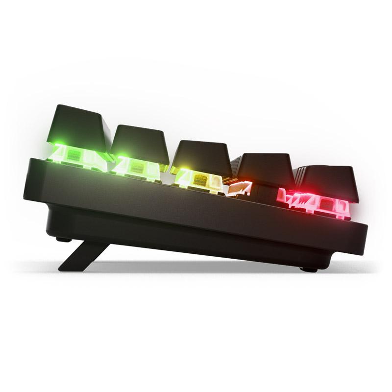 Steelseries Apex Pro Mini Wireless - tastiera - 60% - retroilluminazione - wireless - 2,4 GHz, USB -C, Bluetooth 5.0 - Interrut